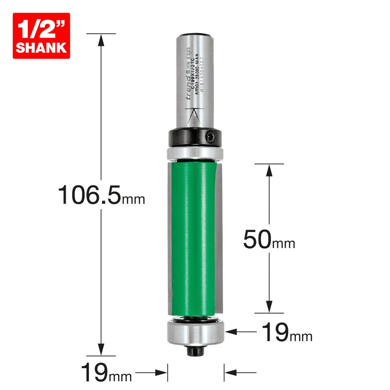 C199X1/2TC - Double guided trimmer 19.1mm x 50mm