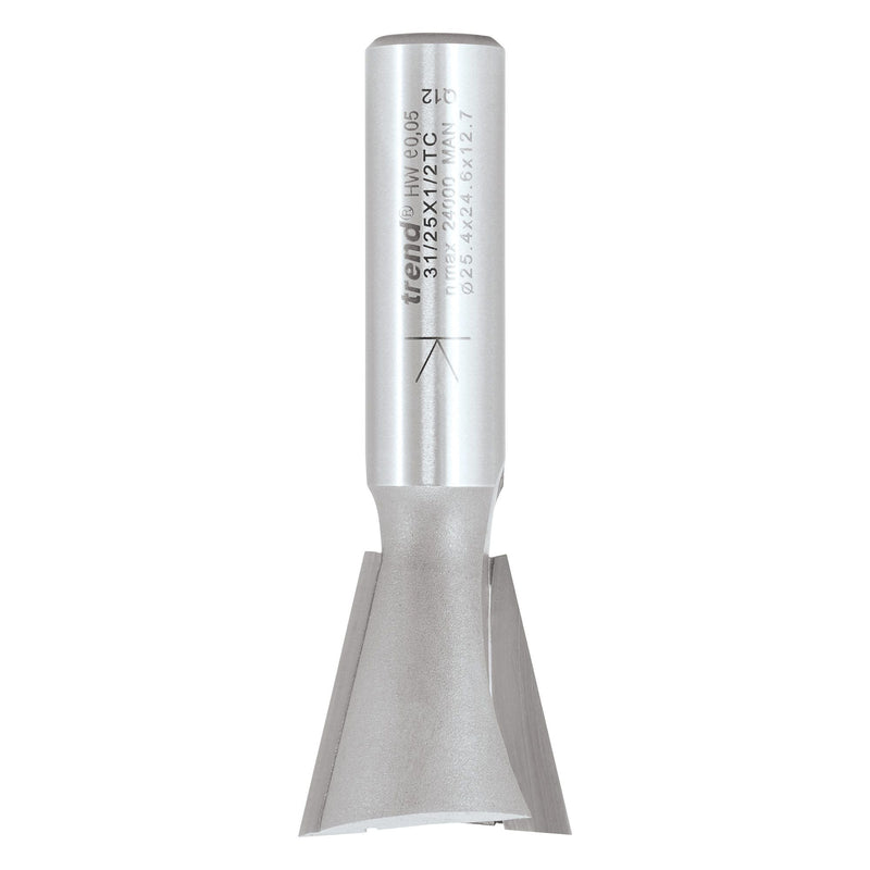 31/25X1/2TC - Dovetail cutter 104 degrees x 25.4mm diameter