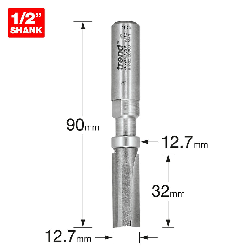 46/96AX1/2TC - Guided profiler 12.7mm dia x 32mm