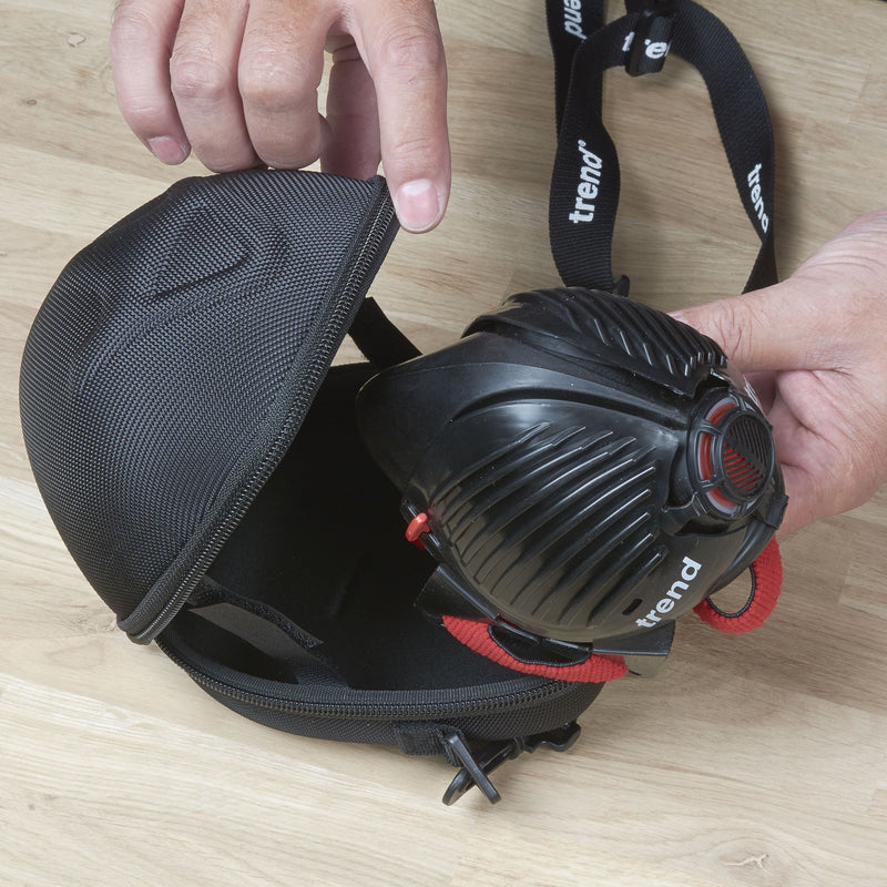 STEALTH/2 - Air Stealth respirator mask storage case-hard shell zip up case to store Stealth half masks safely when not in use.