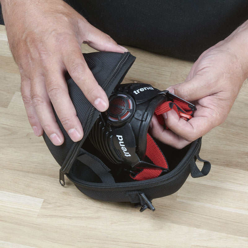 STEALTH/2 - Air Stealth respirator mask storage case-hard shell zip up case to store Stealth half masks safely when not in use.