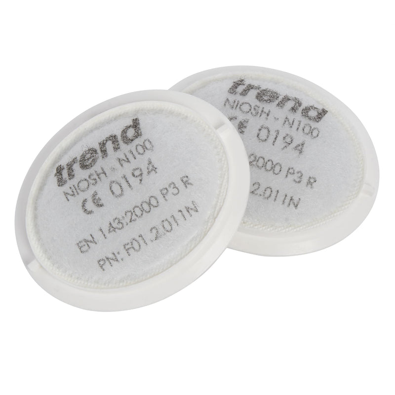STEALTH/3 - Trend Air Stealth respiratory mask replacement set of charcoal filters.