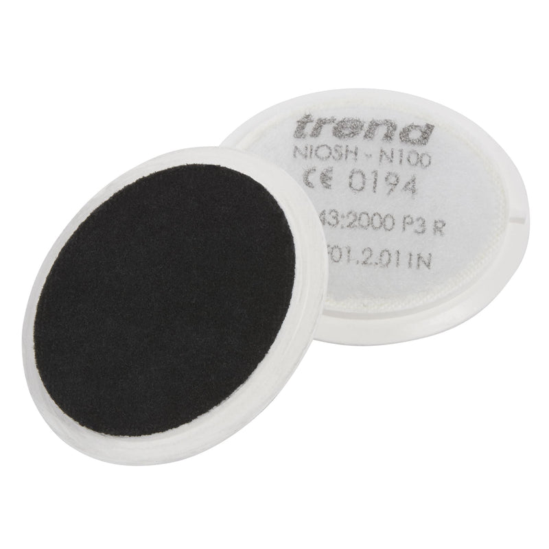 STEALTH/3 - Trend Air Stealth respiratory mask replacement set of charcoal filters.
