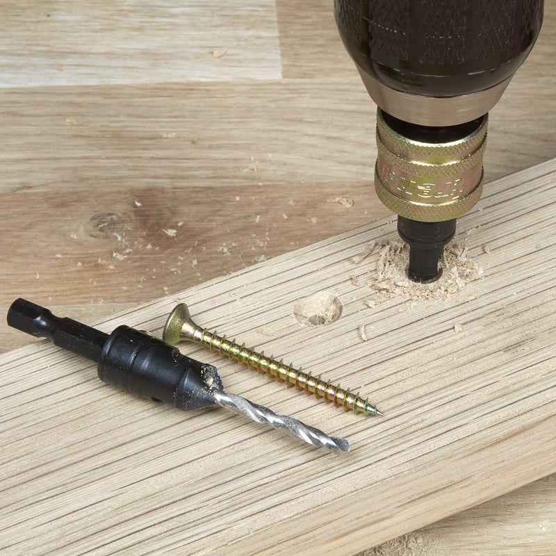 SNAP/CS/SET - Trend Snappy 5 piece countersink set - makes pilot holes and countersinks in one go for faster, professional finishes. For No4 to No12 gauge screws