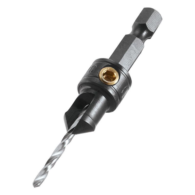 SNAP/CS/SET - Trend Snappy 5 piece countersink set - makes pilot holes and countersinks in one go for faster, professional finishes. For No4 to No12 gauge screws