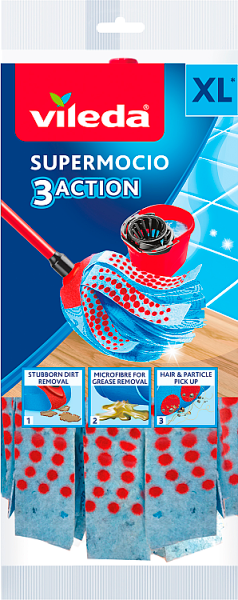 Vileda SuperMocio Mop With Free Refill