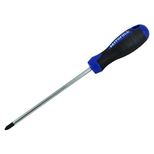 Faithfull Soft Grip Screwdriver Pozidriv Tip PZ2 x 150mm Faithfull - RockBottom Northampton