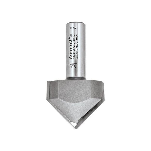 Trend 10/11 x 1/2 TCT V-Groove Chamfer 45° 19.0 x 38mm Trend - RockBottom Northampton