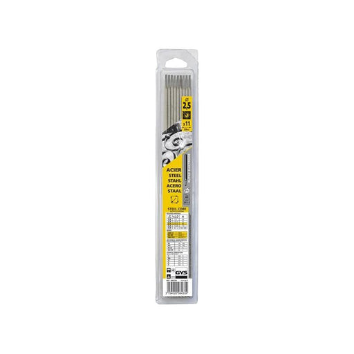 Gys Welding Rutile Electrodes Steel 2.5mm (Pack 11) GYS WELDING - RockBottom Northampton