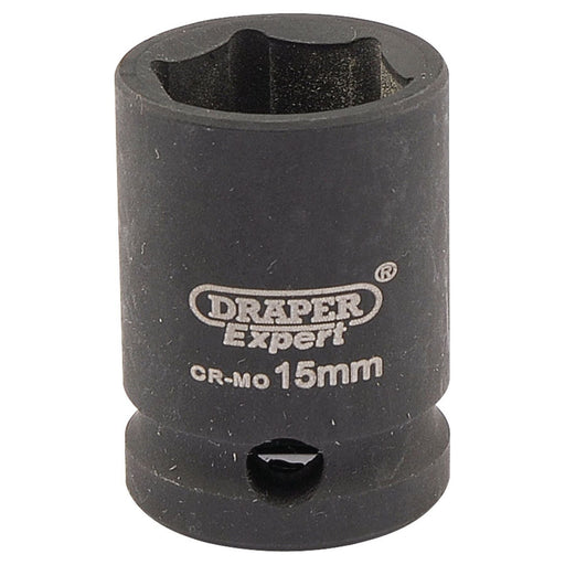 Draper 06875 Draper HI-TORQ® 6 Point Impact Socket, 3/8" Sq. Dr., 15mm