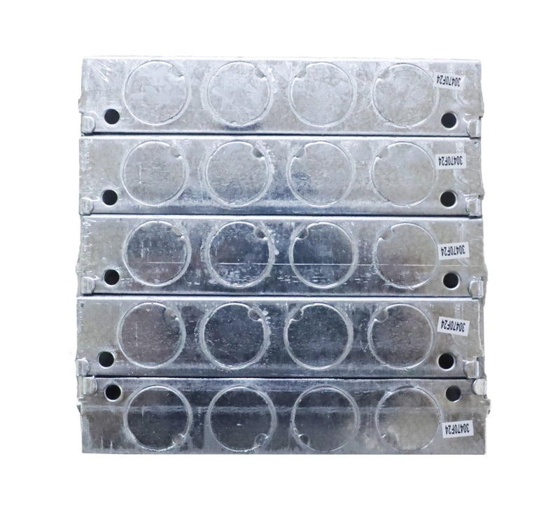 Securlec Metal Back Box 2 Gang 25mm