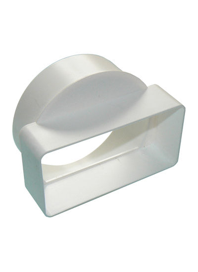 PrimaPack Flat channel clip - white - PK 2