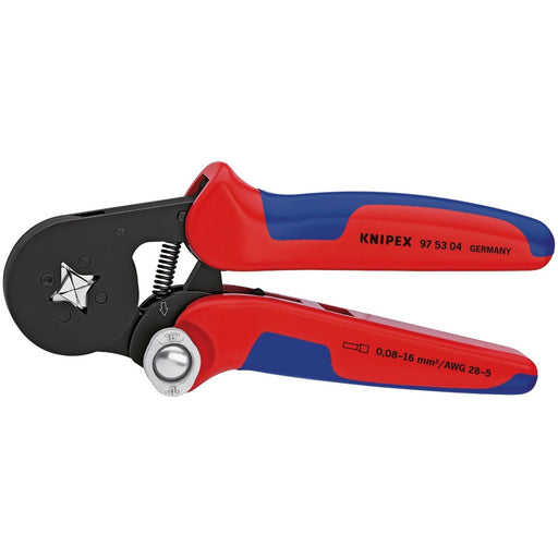 Draper 78433 KNIPEX 97 53 04 SB Self-Adjusting Crimping Pliers,2 x 6 mm&sup2;, 180mm
