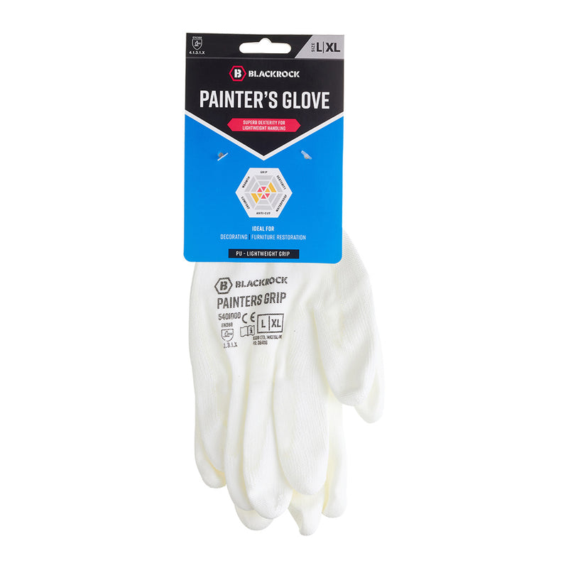 Blackrock Painter's Lightweight PU Gripper Gloves Pair (carded) - size 10/XL