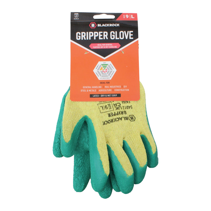Blackrock Gripper Gloves Pair (carded) - size 10/XL