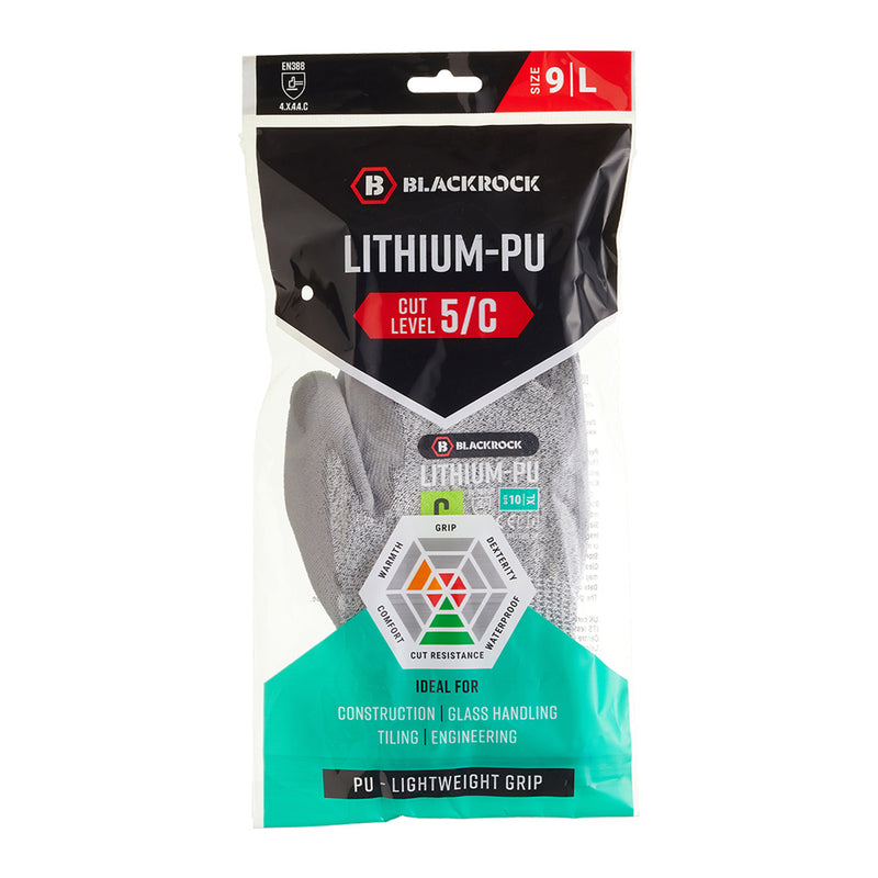 Blackrock Lithium-PU Cut Resistant Gloves Pair - size 10/XL