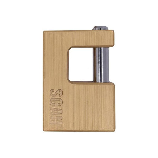Scan Brass Shutter Padlock 60mm Scan - RockBottom Nothampton