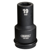 Draper 05051 Draper Hi-TORQ® Deep Impact Socket, 3/4" Sq. Dr., 19mm