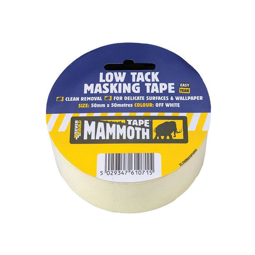 Everbuild Sika Low Tack Masking Tape 50mm x 25m Everbuild Sika - RockBottom Northamptin