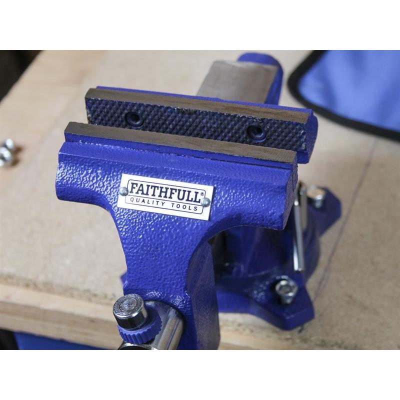 Faithfull Light-Duty Mechanics Vice 100mm (4in) Faithfull - RockBottom Northampton