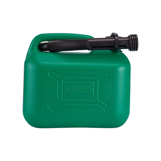Draper 09052 Plastic Fuel Can, 5L, Green