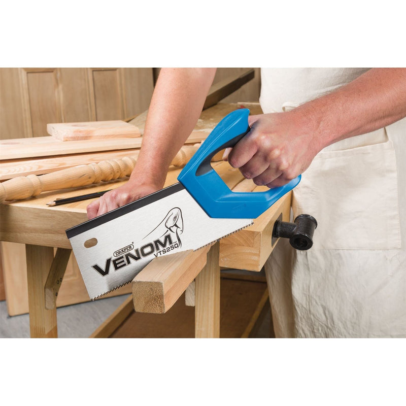 Draper 82199 Draper Venom® Double Ground Tenon Saw, 250mm, 11tpi/12ppi