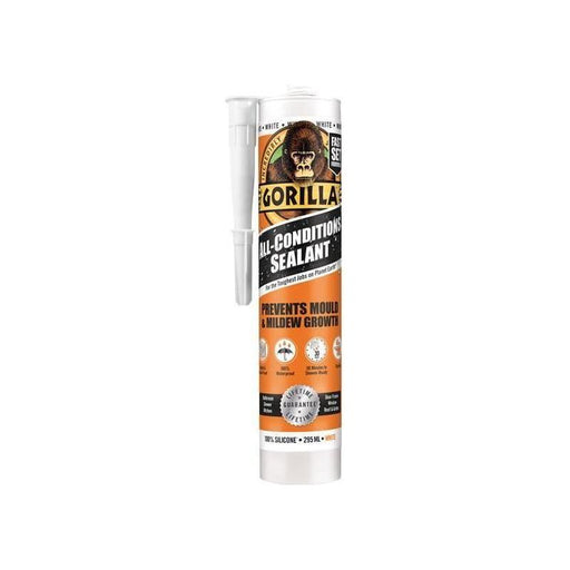 Gorilla Glue Gorilla All Condition Sealant White 295ml Gorilla Glue - RockBottom Northampton