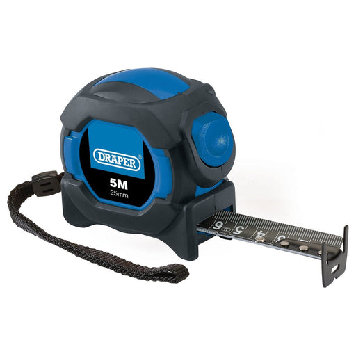 Draper 04751 Auto Lock Measuring Tape, 5m/16ft x 25mm