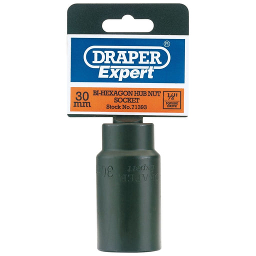 Draper 71393 Draper Expert Hub Nut Impact Socket, 1/2" Sq. Dr., 30mm