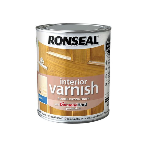 Ronseal Interior Varnish Quick Dry Satin Clear 2.5 litre Ronseal - RockBottom Nothampton