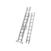 Zarges D-Rung Combination Ladder 3-Part 3 x 8 Rungs Zarges - RockBottom Northampton