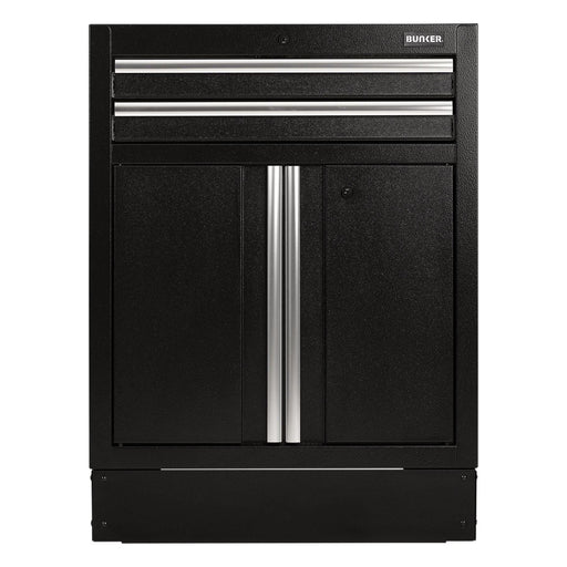 Draper Bunker Modular Floor Cabinet, 2 Drawer, 2 Door, 680mm Draper - Town Tools
