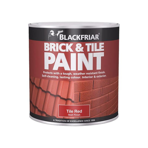Blackfriar Brick & Tile Paint Matt Red 500ml Blackfriar - RockBottom Northampton