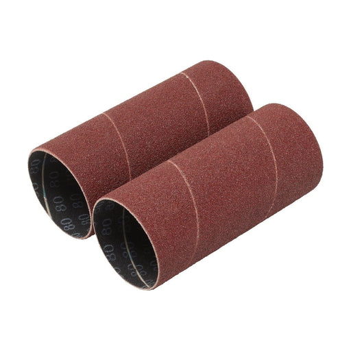 Draper 08405 Aluminium Oxide Sanding Sleeves, 50 x 115mm, 80 Grit (Pack of 2)
