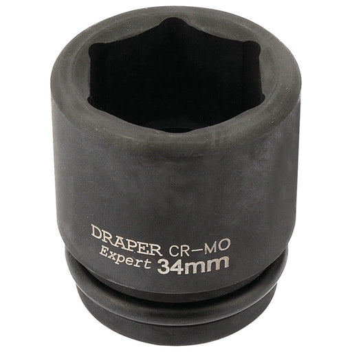 Draper 93267 Draper HI-TORQ® 6 Point Impact Socket, 3/4" Sq. Dr., 34mm