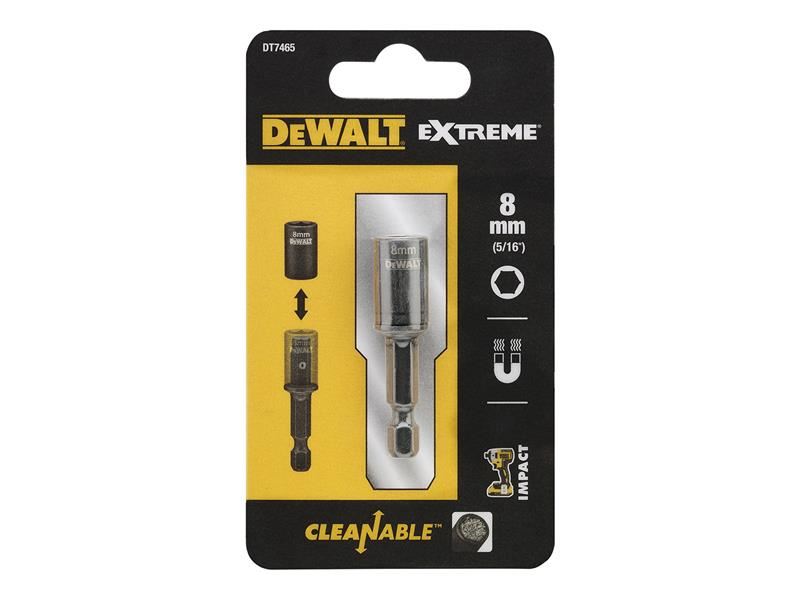 DeWALT Power Tools DT7465 Impact Ready Cleanable Nut Driver 8mm DeWALT Power Tools - RockBottom Northampton