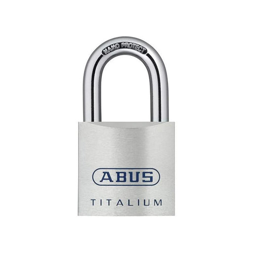Abus Mechanical 80TI/50mm TITALIUM™ Padlock Keyed Alike KA8011 ABUS Mechanical - RockBottom Northampton 