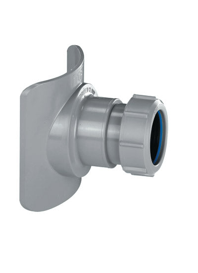 McAlpine BOSSCONN82-GR soil pipe boss connector 3" / 82mm grey