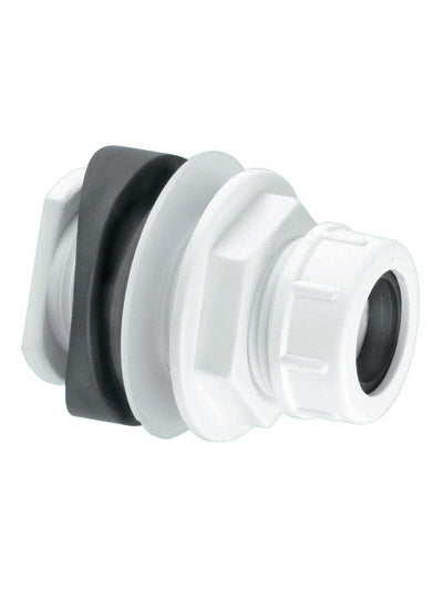 McAlpine BOSSCONN-22MM soil pipe boss connector rainwater 19/23mm white