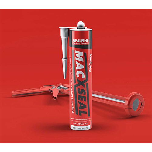 McAlpine MACXSEAL Sealant & Adhesive Brilliant White 290ml