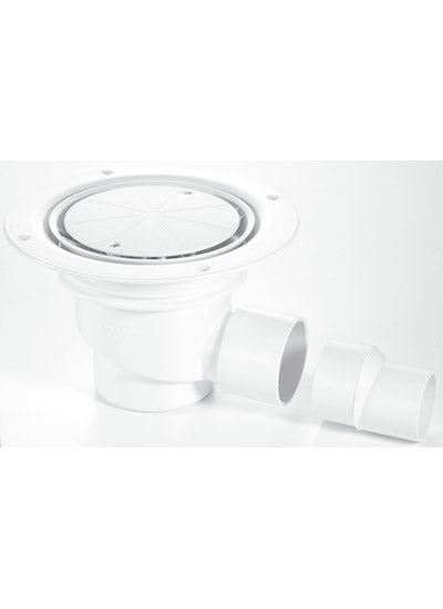 McAlpine TSG1-T6WH trapped horizontal outlet gulley - white