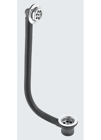 McAlpine FBW2PC combined 1.1/2" x 70mm flange bath waste & chromed overflow