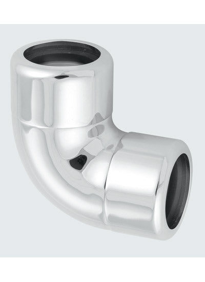 McAlpine 35ACB chromed brass 90 degree bend 35mm