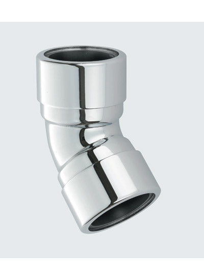 McAlpine 42BCB chromed brass 135 degree bend 42mm
