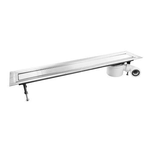 McAlpine SS Channel Drain for Vinyl Floor 600mm + 50mm Trap