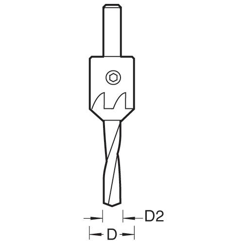 620/5WS - Countersink 5mm diameter