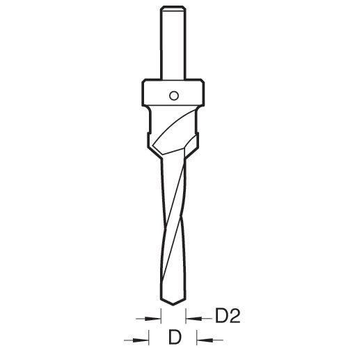 6200/8HSS - Adjustable countersink 5/8 inch diameter