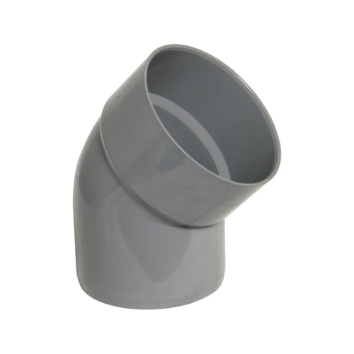 Floplast 110mm soil offset bottom bend grey SP453