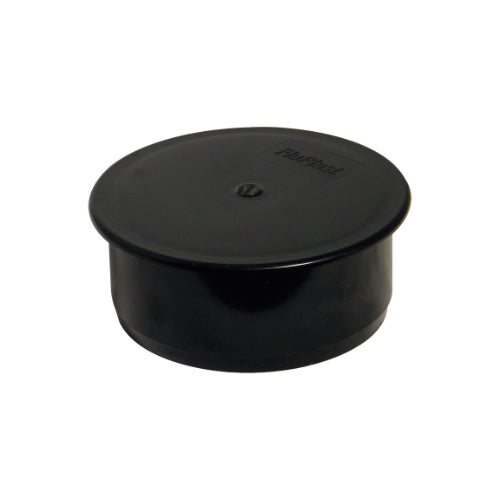 Floplast 110mm soil socket plug black SP296