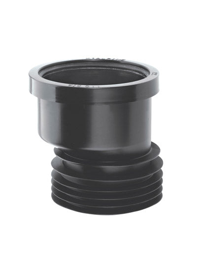 McA drain conn 14mm o/set - blck DC1BL-OS